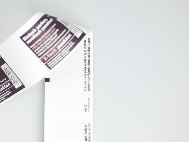 Parkscheine – Produktbeispiel 2