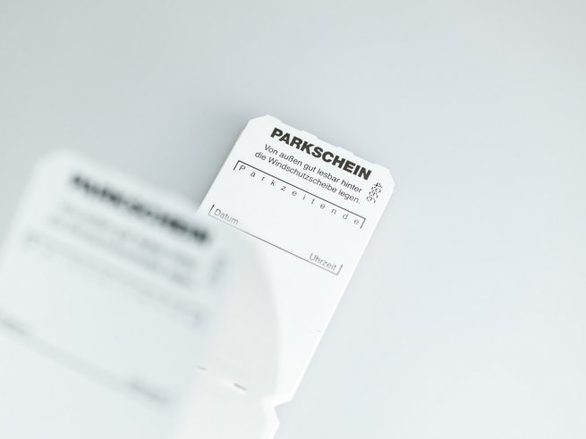 Parkscheine – Produktbeispiel 1